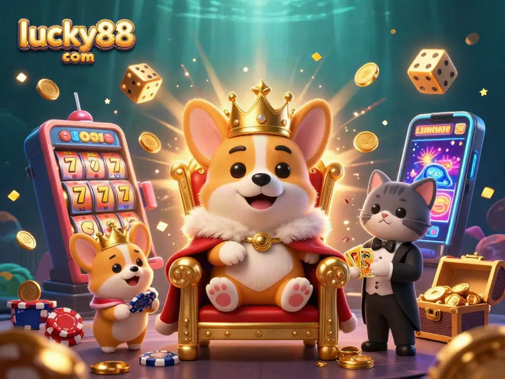 Join the fun at lucky88 com with a royal corgi and exciting casino games, bursting with jackpots.