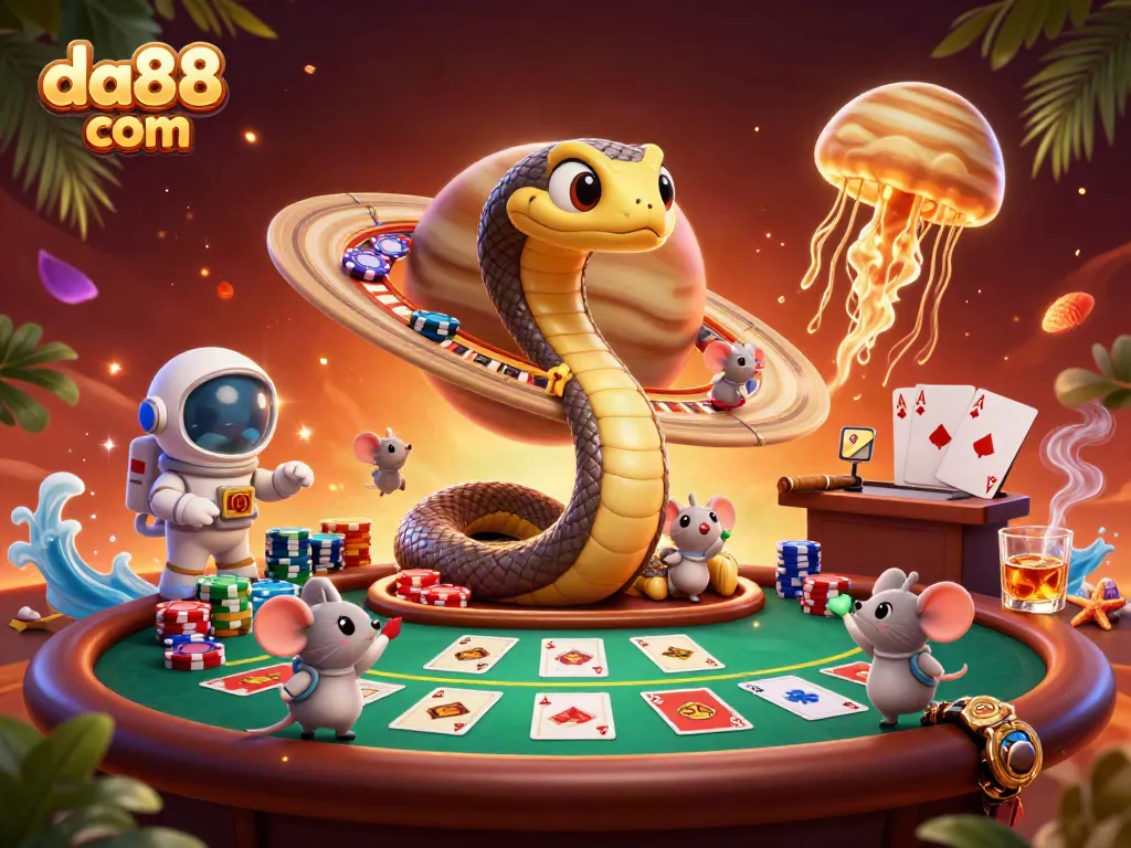 Experience exhilarating gameplay and strategic betting at da88 com with thrilling poker and vibrant cosmic elements.