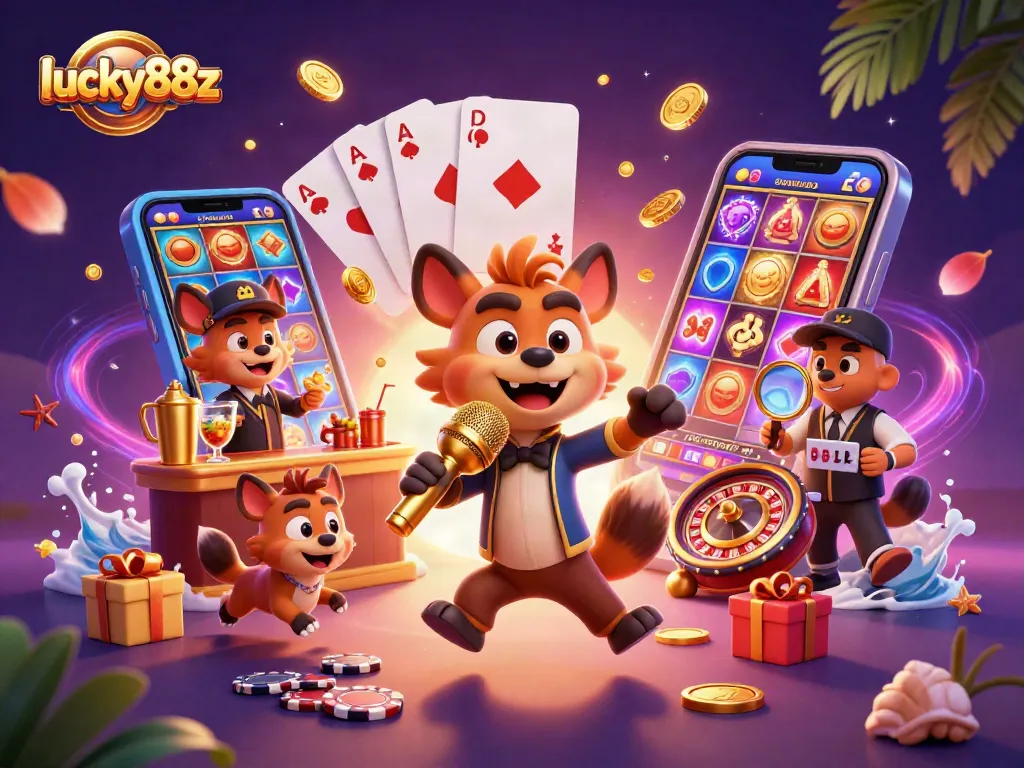 Experience the excitement at lucky88z with vibrant slot games and engaging casino elements.