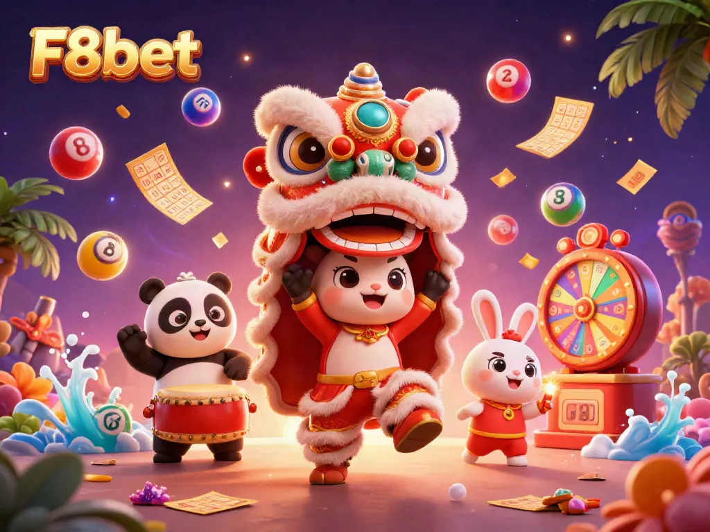 Experience winning moments at F8bet with vibrant celebrations and engaging gaming elements.