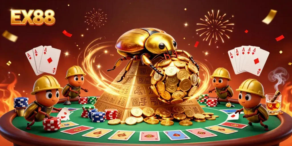 Engage with the exciting world of EX88 casino adventures featuring coin-rolling adventures.