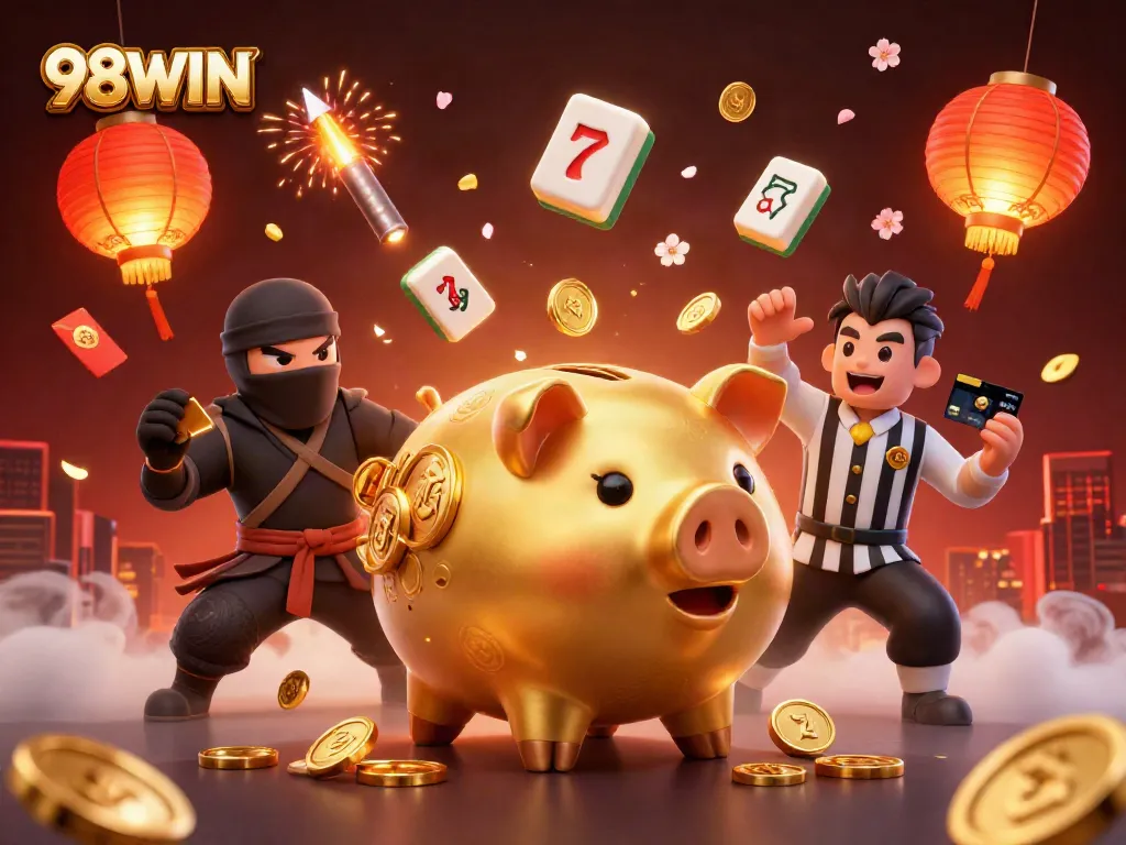 Engage with 98WIN's thrilling casino action featuring dynamic characters and rich game elements.