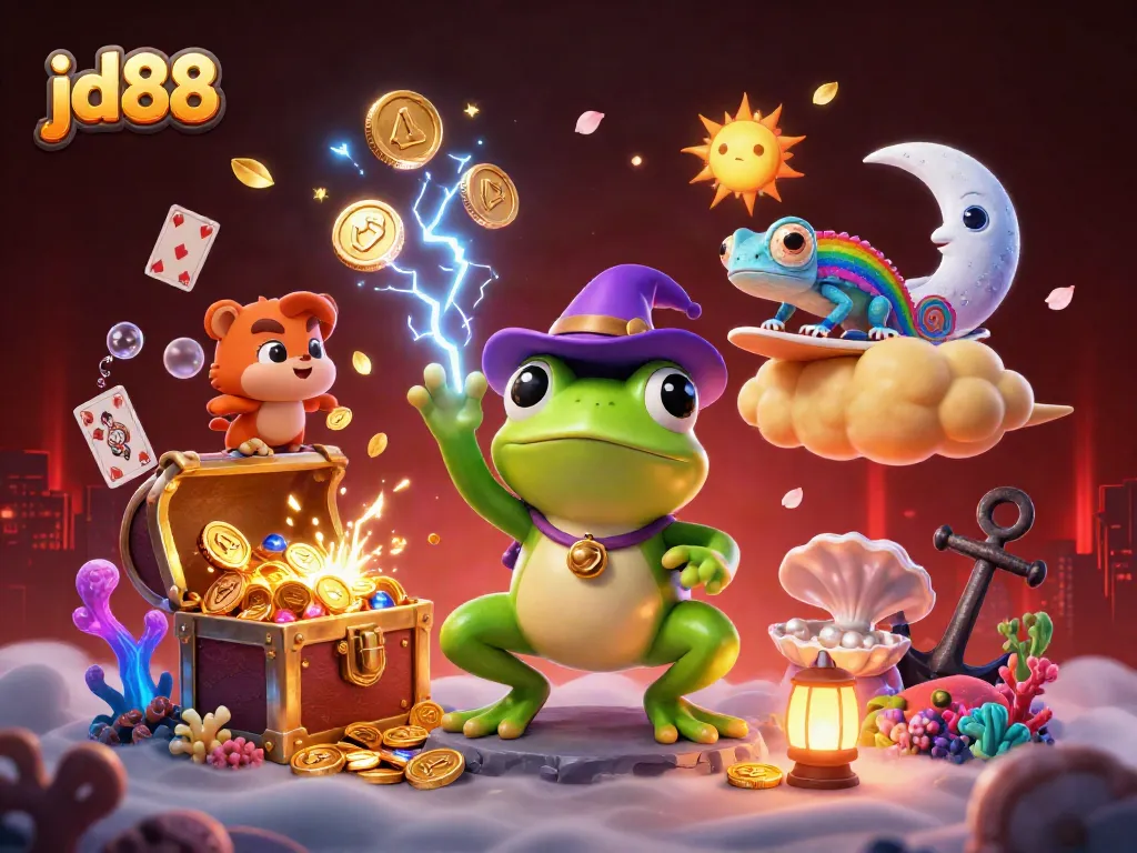 Experience the thrill of jd88 with dynamic gaming elements and vibrant characters in an engaging casino scene.