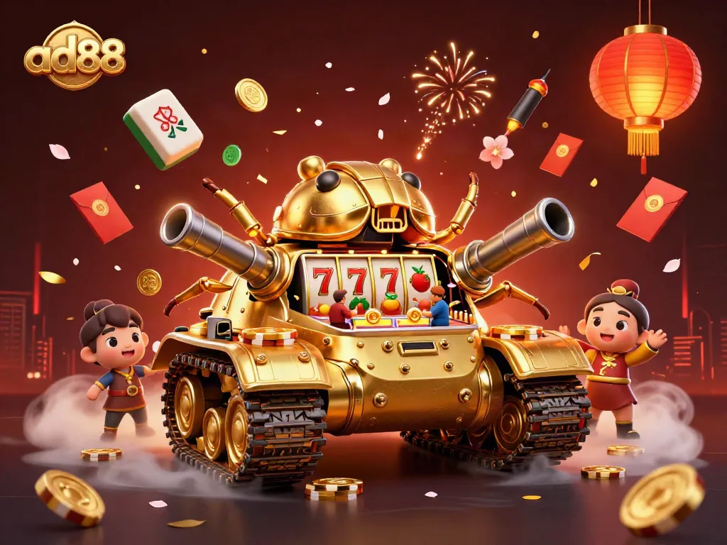 Experience thrilling jackpots with ad88's vibrant casino world filled with excitement and golden treasures.