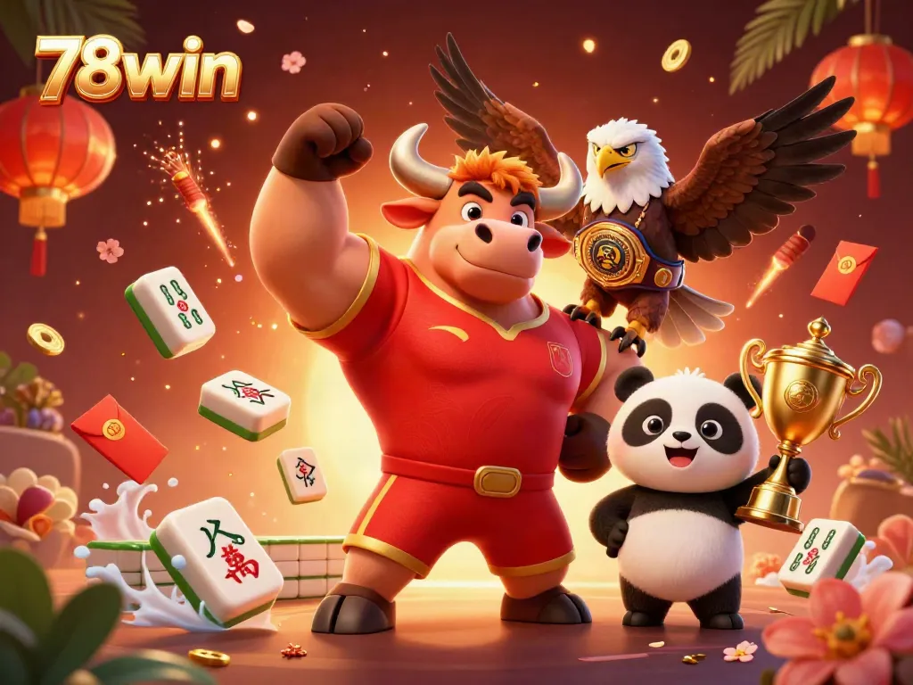 Immerse yourself in the vibrant world of 78win, celebrating winning moments with dynamic casino elements.