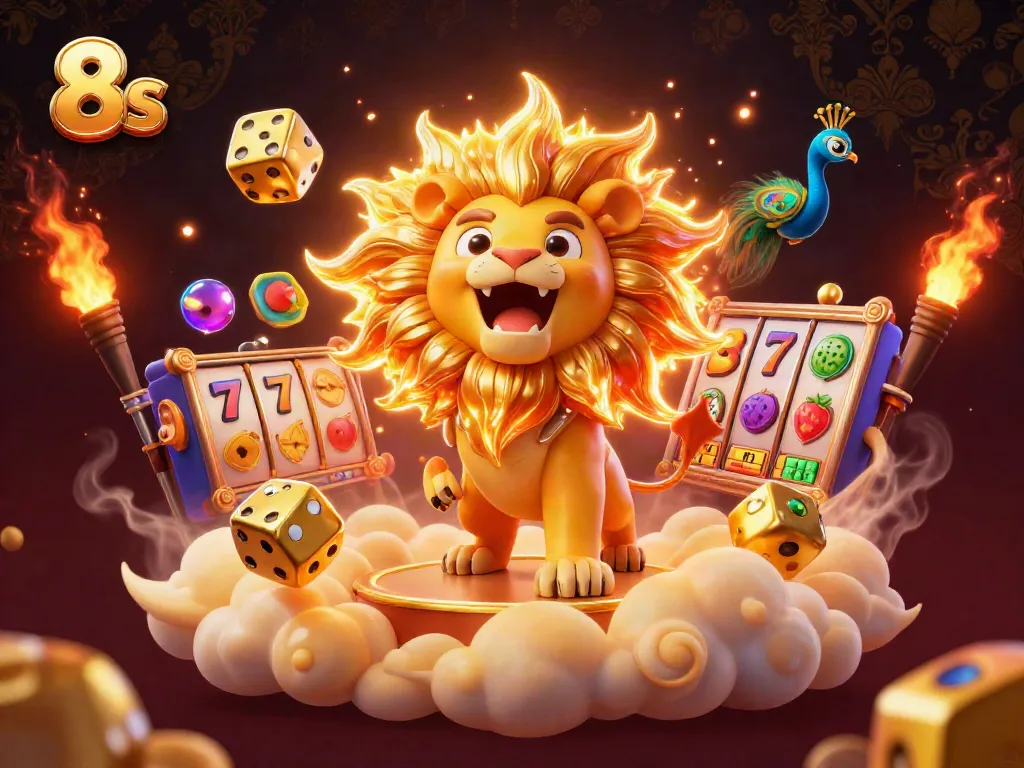 Engage in thrilling 8s casino slot adventures with dynamic golden characters and vibrant game elements