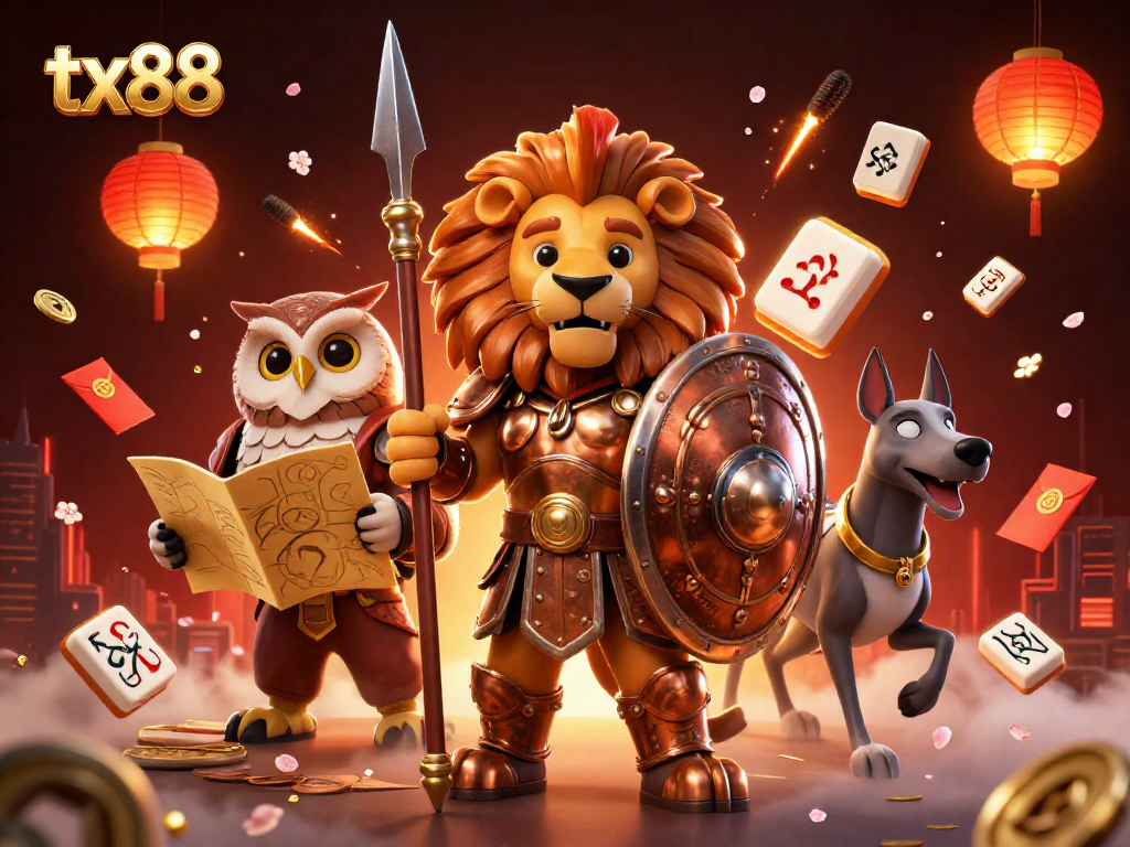 Engage with engaging wagering experiences at tx88 featuring a Spartan lion, owl strategist, and greyhound messenger.